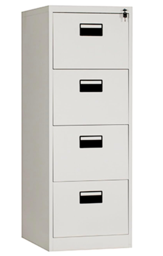 4-Drawer Steel Filing Cabinet - Image 4