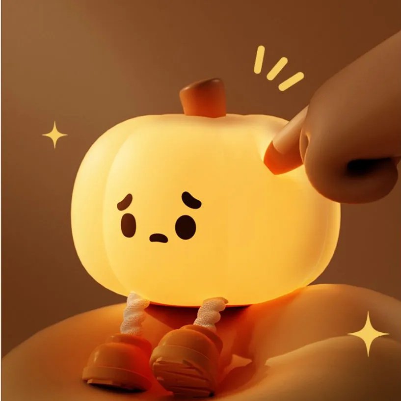 Home Decor Halloween Pumpkin Night Light Cute Soft Silicone - Image 5
