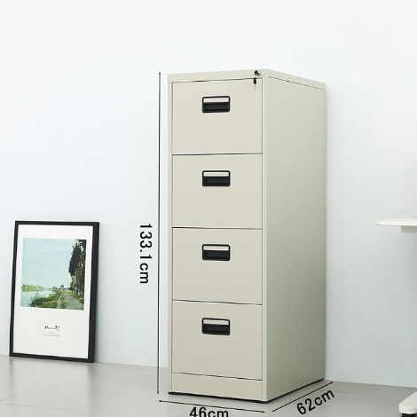 4-Drawer Steel Filing Cabinet - Image 2