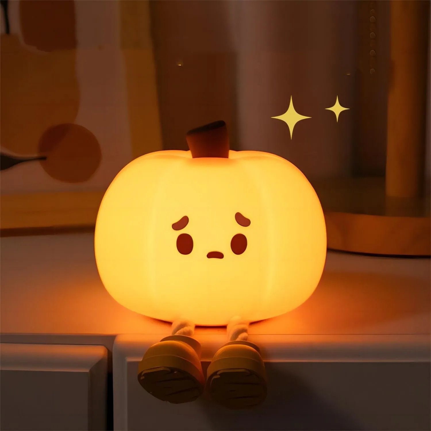 Home Decor Halloween Pumpkin Night Light Cute Soft Silicone - Image 6