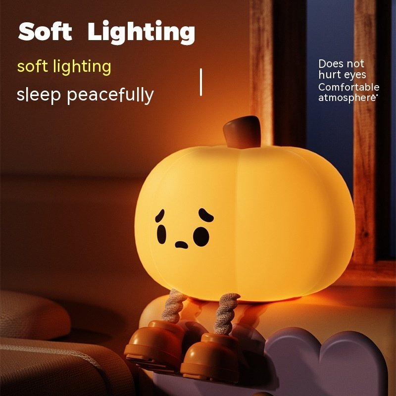 Home Decor Halloween Pumpkin Night Light Cute Soft Silicone - Image 8
