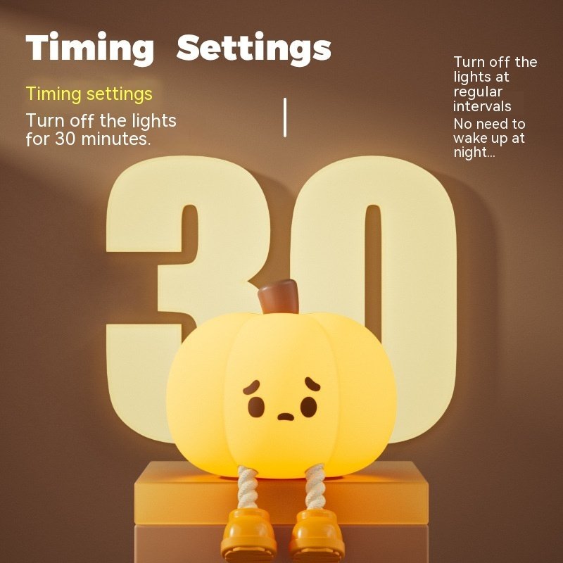 Home Decor Halloween Pumpkin Night Light Cute Soft Silicone - Image 7